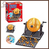 YELGIRL Bingo Lotto Game Set, Interactive ABS Bingo Cage Game, Revolving|Rotary Cage Bingo Balls Hom