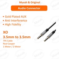 [Authorised Reseller] XO 3.5 mm Connector to 3.5 mm Connector Audio Aux Cable