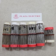 20 PCS DIODE ZENER HALF 1/2W WATT 3v9 / 4v7 / 5v1 / 5v6 / 6v2 / 6v8 / 7v5 / 8v2 / 9v1 / 12v / 15v / 