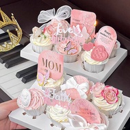 Mother's Cupcake Carrying Box Transparent Cupcake Carrying Box