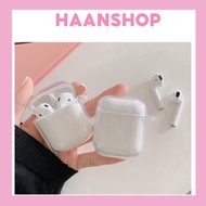 Airpod Super Beautiful Transparent Shockproof Silicone Cover With airpod 1 / 23 / airpod pro Headphone Hook