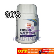 PRIME B6 Tablet 25mg VITAMIN B6 (90'S)