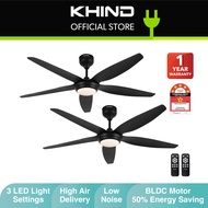 KHIND Zenair Ceiling Fan CF56DC6RL (2 units)