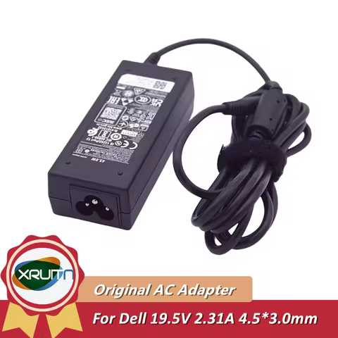 Original 19.5V 2.31A Charger HA45NM140 AC Adapter LA45NM140 For Dell VOSTRO INSPIRON 14/15/17 3000 5