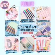 |PENLIFE| journal book journal set cute stationery set stationery set for kids gift journal set box 