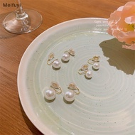 [Meifuyi] Pearl Ear Clip Fashion Without Ear Hole Earings Simple Ear Cuff Fake  Fashion Jewelry Swee