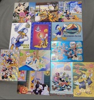 日本絕版唐老鴨Donald Duck高飛黛絲布魯托Pluto米奇老鼠米妮Daisy鋼牙與大鼻奇奇Chip n Dale 奇奇蒂蒂C&D 紀念卡收藏卡Postcard明信片。  Disney 匙鎖匙扣。