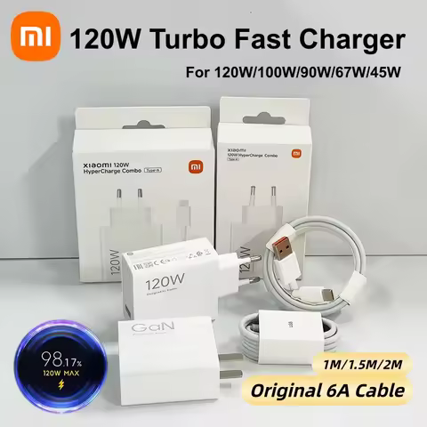Original Xiaomi Charger 120W Fast Turbo Charge Hypercharge Adapter Xiaomi 12 13 14 15 17 Ultra Redmi