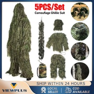 Baju Ghillie Suit Anak - Kostum Kamuflase Karnaval & Outdoor - Baju Sniper Loreng Militer untuk Pera