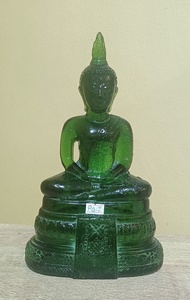 No. PG/02 ตัก5.2" พิมพ์หน้าตุ๊กตาใหญ่ผ้าทิพย์เต็ม พระบูชา พระแก้วมรกต 25 พุทธศตวรรษ ปี พ.ศ.2500 (บล็