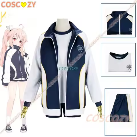 Anime Blue Archive Cosplay Costume Iochi Mari Hanekawa Hasumi Women Gym Sport Costume Party Uniform 