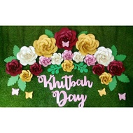 Paper flower free 3-word Writing For 185k Package