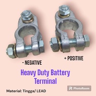 Heavy Duty Lead / Tingga BATTERY TERMINAL 1 Set (includes 1positive 1negative terminal)