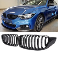 Glossy Black Front Kidney Grille Slat M4 Style Grill for BMW F32 F33 F36 F80 F82 2013-2018 Cabriolet