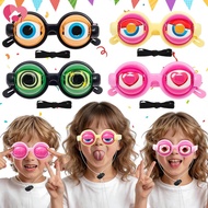 4Pcs Funny Winking Glasses Crazy Blinking Eye Glasses for 7 to 14 Years Old Kid Adult SHOPSKC8911