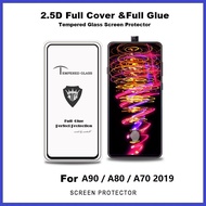 Samsung Galaxy S24 Ultra A90 / A80 / A70 2019 2.5D Full Glue Cover Tempered Glass Screen Protector