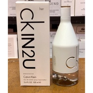 Tester Box_Ck_In2u_For Her EDP Perfume For Woman 100ml % Authentic