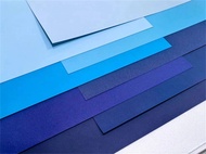 Handmade Gradient Blue Color Gradient A4 A3 Size Handmade Card Paper Full Open 4 Open 8K Paper for K