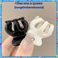 PLASTIC OCTOPUS CRAB HAIR CLIPS IN MANY SIZES - Crab Claws 3 Teeth - 5 Teeth transparent/rough/shiny