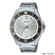 นาฬิกาข้อมือ Casio Standard Men MDV-107D สายแสตนเลส MDV-107D-1A1 MDV-107D-1A3 MDV-107D-1A3 MDV-107D-