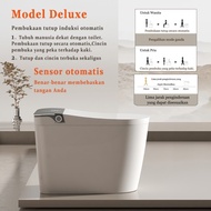 Kloset Duduk Otomatis Luxury dengan Perpanjangan Garansi 2 Tahun - Shower Set Kamar Mandi Bathtub Fa