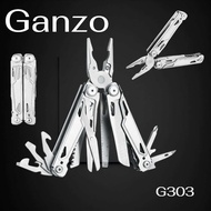 Ganzo G303 เครื่องมืออเนกประสง ของแท้100% ทำจากเหล็ก 440C ขนาดตอนหุบ 10.5x5 ซม