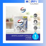 [REFILL PACK / TUB OPTION] Walch Laundry Capsules 9x Sports Walch Laundry Pods Refill Pack 34 / 30 P