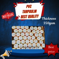{READY STOCK} PVC Tarpaulin Thickness 350gsm 2.6m (8') / 3.2m (10')