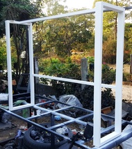 PradooSiam ขาโต๊ะ ขาโต๊ะบาร์ ขาโต๊ะเหล็ก ขาโต๊ะสำเร็จรูป PS-176 สีขาวด้าน White Legs Modern 25Wx120L