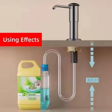 Soap Dispenser for Kitchen Sink, Kichen Sink Soap Dispenser,Extension Tube kit, Under Sink Soap Disp