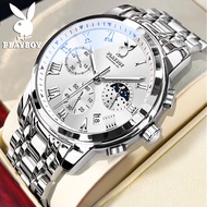 PLAYBOY ทางการ นาฬิกา ผู้ชาย watch 2024 นาฬิกาลำลองผู้ชาย กันน้ำ นาฬิกาข้อมือ ผช ธุรกิจ ส่องสว่าง กา