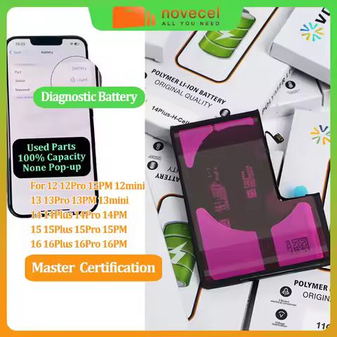 Diagnostic Battery No Pop Up Message for Apple iPhone 12 13 14 15 Mini Plus Pro Max No Unknown Part 