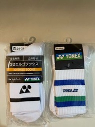 全新Yonex羽毛球襪子專業運動襪中筒YY袜子尤尼克斯成人款25-28