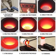 Gold Melting Furnace Gold Smelting Furnace High Temperature Melting Furnace Small Gold Smelting Furn