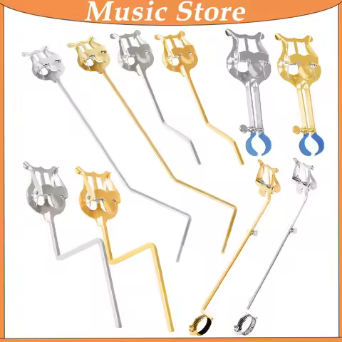 Music Stand Clarinet /Trumpet /Flute /Alto Saxophone Portable Marching Sheet Music Stands Musical In