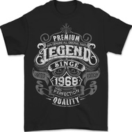 Premium Legend 55Th Birthday 1968 Mens T-Shirt 100% Cotton