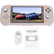 Portable Gaming Player, EmuELEC System RK3562 Quad Core 2G RAM, 5.5 Inch Handheld Game Console (Blac
