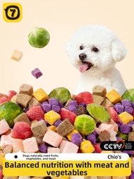 7o | Dental and Training Dog Treats Freeze Dried Chicken Brussel Sprout Veggie and Fruit