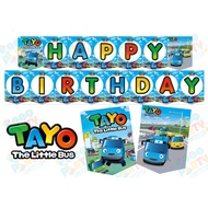 TAYO BUS BIRTHDAY BANNER