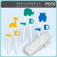 Marcus & Marcus Kids Learning Chopsticks with Storage Case – Easy-Grip Training Chopsticks for Right