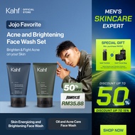 [8.8 SALE] BEST SELLER Kahf 2PCS Acne and Brightening - Men's Face Wash Cleanser - Suitable for All 