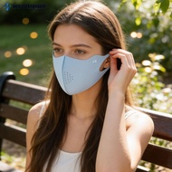 SECRETSPACE 3Pcs Summer Ice Silk Traceless 3D Seamless Mask UV Sun Protection Breathable Washable Ic