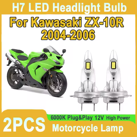 2X H7 Motorcycle Led Light For Honda RVT1000R RC51 2000-2006 Plug And Play High Power 10000LM Led He