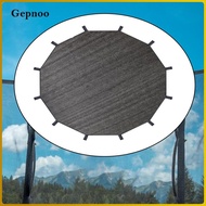 Gepnoo Trampoline Sunshade Cover 16 Ft Protective for 12 Poles Children Trampoline