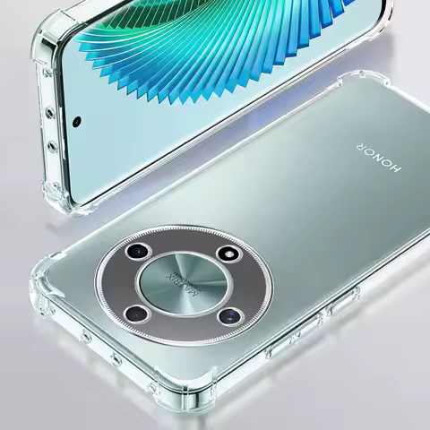 For Honor X9b X9A 5G Shockproof Airbag TPU Phone Case For Honor X9 5G 4G Transparent Soft Silicone B