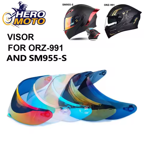 Visor for Orz-991 Helmet Motorcycle Accessories Orz-991 Helmet Visor for SM955-S Helmet Multiple Col