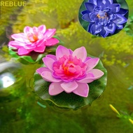 REBLUE 7pcs/set Artificial Lotus Plant, 10cm Lifelike Lotus Flower, Fake Lotus Plant Random Color Re