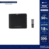 [Special Collection]Tommy Hilfiger กระเป๋าสตางค์ ผู้ชาย รุ่น AM0AM13607 BDS - สีดำ