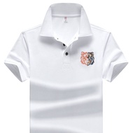 Men Polo Men Polo Shirt Embroidered Polo Shirt Business Polo Summer Men's t-Shirt Short-Sleeved Top Fashion Lapel Polo