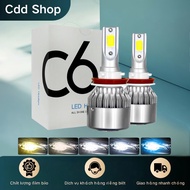 Led Headlight Bulbs H11 LED C6 Car Lights H4 880 H11 HB3 9005 HB4 9006 120W 12V 12000LM Auto Headlam